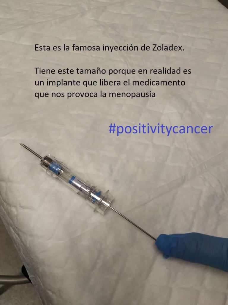 Como es el tamaño de la aguja del pinchazo zoladex